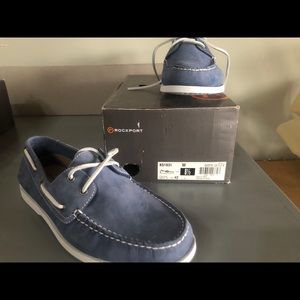 men’s Rockport boat shoes. New in box